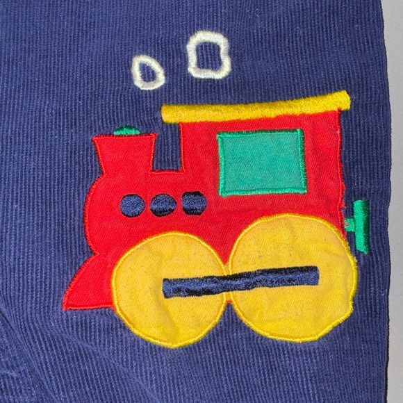 Tiny Tots Original Vintage Blue Corduroy Engineer Baby Jumpsuit Size 12 months - Picture 4 of 7